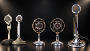 Mics in Amateur Radio vintage broadcast microphone collection